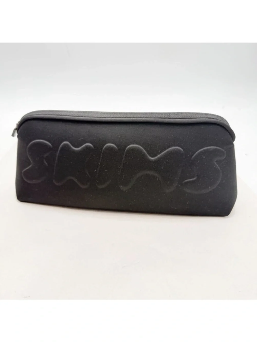 Skims Neoprene Travel Hard Shell Black Cosmetics Bag Pouch 12